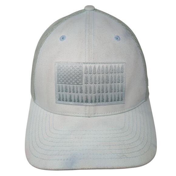 Columbia Tree Flag Snapback Trucker Cap Multicolor One Size Adjustable Mesh Back - Picture 1 of 8